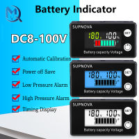 ตัวบ่งชี้ความจุ DC 8โวลต์-100โวลต์ตะกั่วกรดลิเธียม LiFePO4รถยนต์รถจักรยานยนต์โวลต์มิเตอร์วัดแรงดันไฟฟ้า12โวลต์24โวลต์48โวลต์