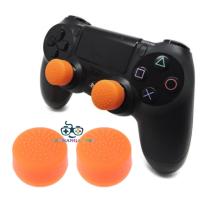 Silicone Convex XL Tall Thumb Grip Caps Joystick Thumbstick For PS4 Xbox ONE Xbox 360 Wii U Controller - Orange ซิลิโคนอนาล็อก [จุกยาง] แบบทรงสูงนูน สีส้ม