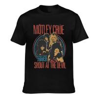 Motley Crue Vintage Shout At The Devil Fashion Mens Tshirts Cool Style Wear