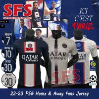 shot goods 【SFS】 Top Quality 22-23 Player Version PSG Jersey Pre Match Football Soccer Jersey T-shirt Men Tight Fitting Waist Area