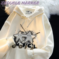 TroubleMaker เสื้อฮู้ด เสื้อแขนยาวอบอุ่น หลวมและสบาย นุ่มนวล สบาย ทันสมัย แฟชั่น WWY2391EPV 38Z230919