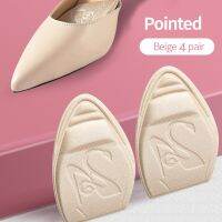 4Pairs Heel Pads for Shoes Women Pain Relief Forefoot Insert Nonslip Sole Cushion Reduce Shoe Size Padded Front Foot Pad Shoes Accessories