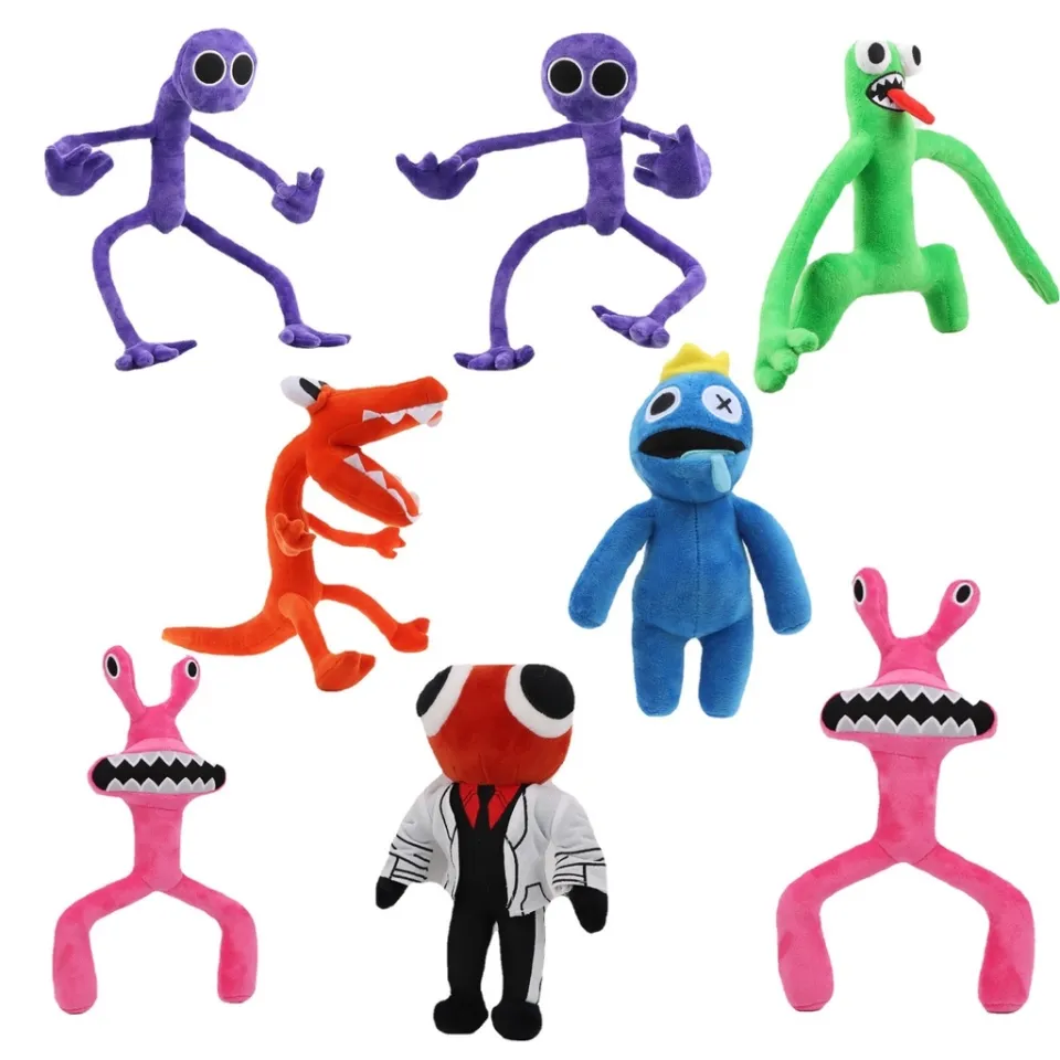 Compre Roblox Rainbow Friends Doll Blue Purple Green Orange Pink Red  Yellow, 30cm, Popular toys for Korean children