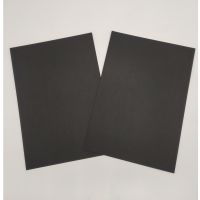 ออกใบเสร็จได้!! กระดาษแข็งสีดำ 350 แกรม ขนาด A4 (10 แผ่น)คุณภาพดี ราคาถูก