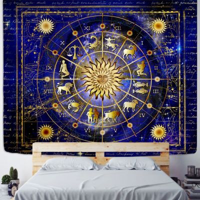 【CW】◙✘☋  Star Tapestry Wall Hanging Hippie Psychedelic Witchcraft Room