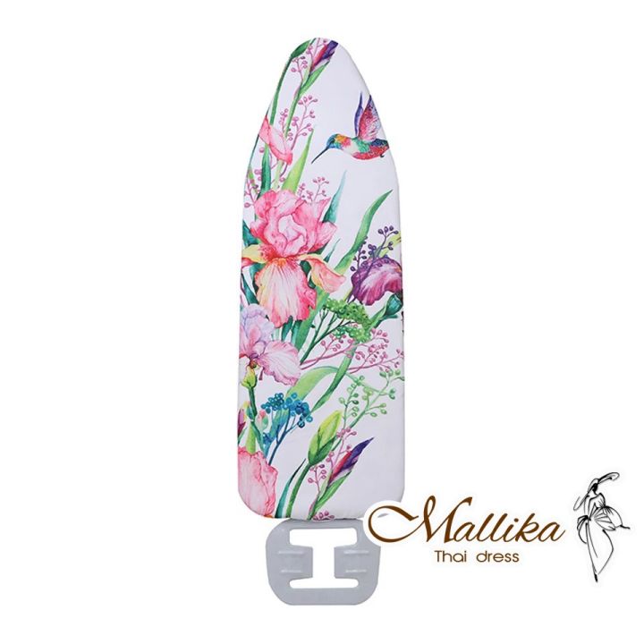 mallika-thaidress-140-50cm-ironing-board-cover-resist-scorching-and-printed-ironing-board-cover-protective-non-slip