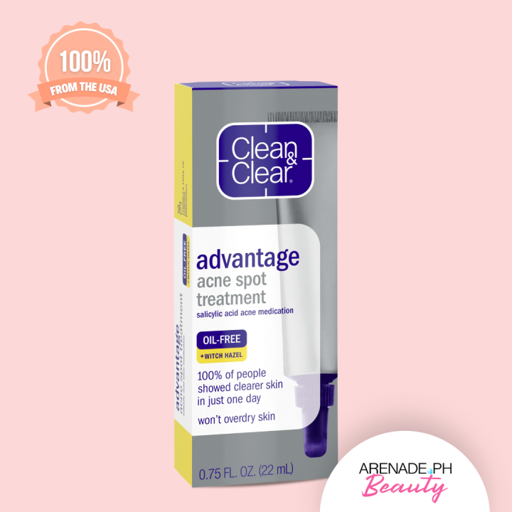 Clean & Clear Advantage Acne Spot Treatment Review Clean & Clear Advantage Acne Spot Treatment, 0.75 fl oz (22 ml) | Lazada PH