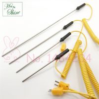 【Taiyong Electric】Type K Thermocouple 100มม.150มม.200มม.300Mm Probe เซ็นเซอร์อุณหภูมิ0ถึง300 °C 1เมตรมาตรฐาน Miniature Connector