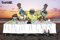 โปสเตอร์ รูปภาพ วงดนตรี Gorillaz กอริลลาซ โปสเตอร์ ภาพวงดนตรี รูปหายาก โปสเตอร์ติดผนัง โปสเตอร์สวยๆ poster