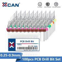 [LDMD] XCAN Carbide PCB Drill Bit Set 100pcs 0.25-0.9mm 1/8 39; 39; Shank Mini Hole Drill Cutter PCB Circuit Board Drilling Tool