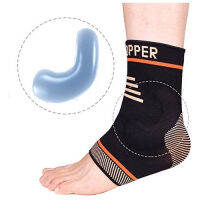 Thx4COPPER Infused Compression Ankle Brace, Silicone Ankle Sleeve Support, Pain Relief from Plantar Fasciitis, Achilles Tendonitis- Reduce Foot Swelling &amp; Prevent Ankle Injuries X-Large