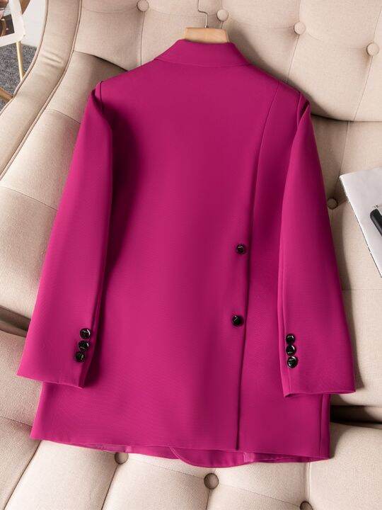 new-arrival-autumn-winter-women-ladies-blazer-pink-black-coffee-female-long-sleeve-solid-casual-jacket-coat