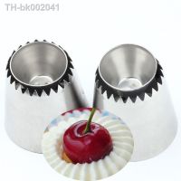 ✾□♝ Sultan tube Russian Pastry Tip 2Pcs Icing Piping Stainlessl Steel Nozzles Large Icing Piping Nozzles Cupcake BakinTool