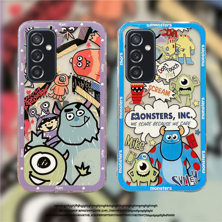 เคสโทรศัพท์ใหม่สำหรับ-samsung-galaxy-m14ฝาหลังซิลิโคนนิ่มลายการ์ตูนแบบเรียบง่ายและโปร่งใสสำหรับ-samsung-m14ฝาครอบโทรศัพท์