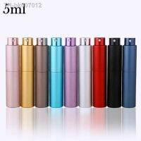 ❇  5ml/10ML Multicolors Perfume Bottles Refillable Portable Spray Rotating Bottle Empty Atomizer for Outdoor Travel Sub-bottling