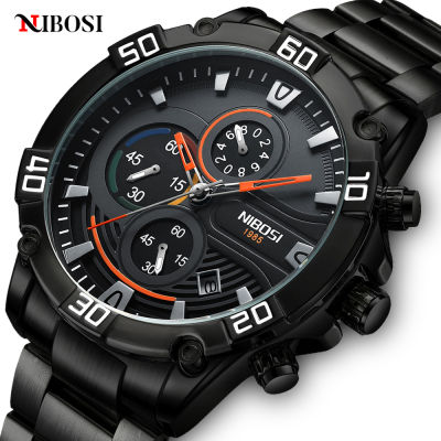 NIBOSI Men Watches Fashion Luxury Quartz Men Watch Top nd Luxury Business Waterproof Chronograph Watch Men Relogio Masculino