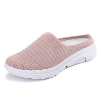 Womens Walking Shoes Air Cushion Slip on Orthopedic Slippers Womens Platform Mule Breathable Lightweight Slipper Wedge Womens Sneakers