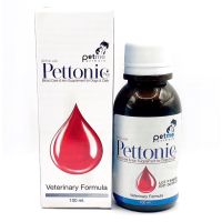 Pettonic Plus 100 ml อาหารเสริม บำรุงเลือดสุนัข ชนิดน้ำสำหรับสุนัขและแมว กลิ่นเนื้อ