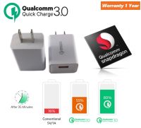 Quick Charge 3.0 หัวปลั๊กชาร์ทไฟ ชาร์จไฟเร็วกว่าที่ชาร์จไฟทั่วไปถึง 4 เท่า USB Turbo Wall Charger Fast Charger