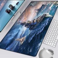 ✑♟ World of Warships Mouse Pad Gamer Custom HD XXL Desk Mats MousePads Laptop Anti-slip Gamer Natural Rubber Table Mat Mouse Mat