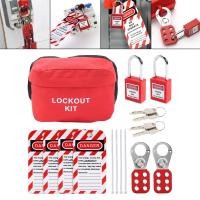 Heavy Duty Lockout Kit สำหรับแท็กอุตสาหกรรม Hasps Lockout