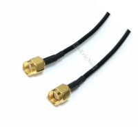 ☜▫۞ 5 pcs RF Coax RP-SMA Male To RP-SMA Male Plug RF Pigtail Coaxial Jumper Cable RG174 30CM Test Cable Connector