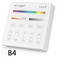 Miboxer 2.4G B1/B2/B3/B4 4-Zone ความสว่าง Dimming/Rgb/Rgbw/Cct แผงสัมผัสอัจฉริยะ Led รีโมทควบคุมสำหรับแถบไฟ