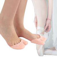 ► Silicone Toe Protection Sleeve Forefoot Pad Ballet Woman High Heels Anti Wear Correction Hallux Valgus Foot Care Tool Gel Socks