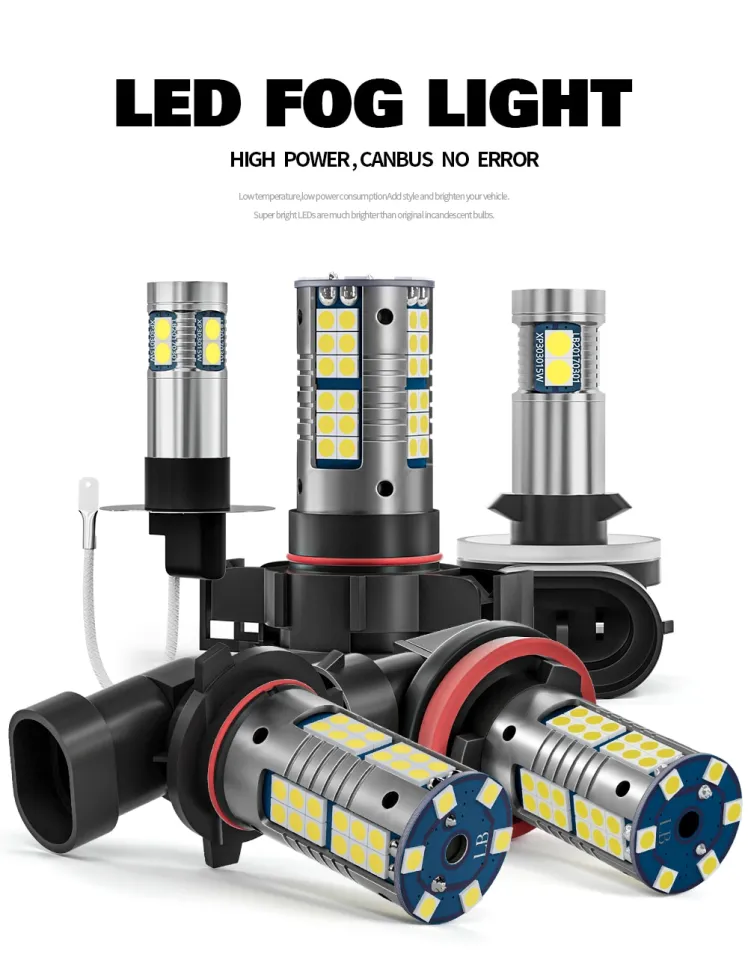 2pcs Front Fog Light Accessories Led Bulb Lamp For Nissan Juke F15