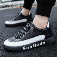 JAY_STORE  รองเท้าผ้าใบผู้ชาย รองเท้ากีฬาผช รองเท้าแฟชั่นผู้ชาย ใส่สบาย 2023ใหม่ XYD2393H53 41Z231013