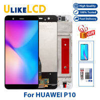 5.1 "LCD สำหรับ Huawei P10จอแสดงผล LCD Touch Screen Digitizer Assembly พร้อมกรอบเปลี่ยน VTR-L09 VTR-L10 VTR-L29