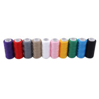 hang qiao shop 10pcs/set Mixed Colors Polyester Spool Sewing Thread