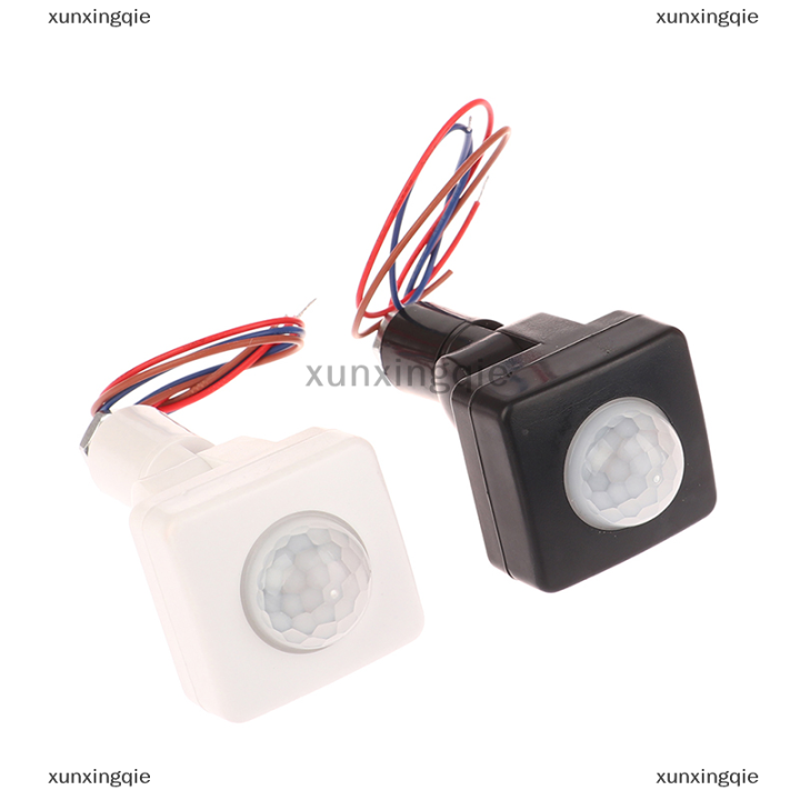 xunxingqie-1pc-110-240v-ip44-motion-sensor-ปรับสวิตช์-pir-ultrathin-sensor
