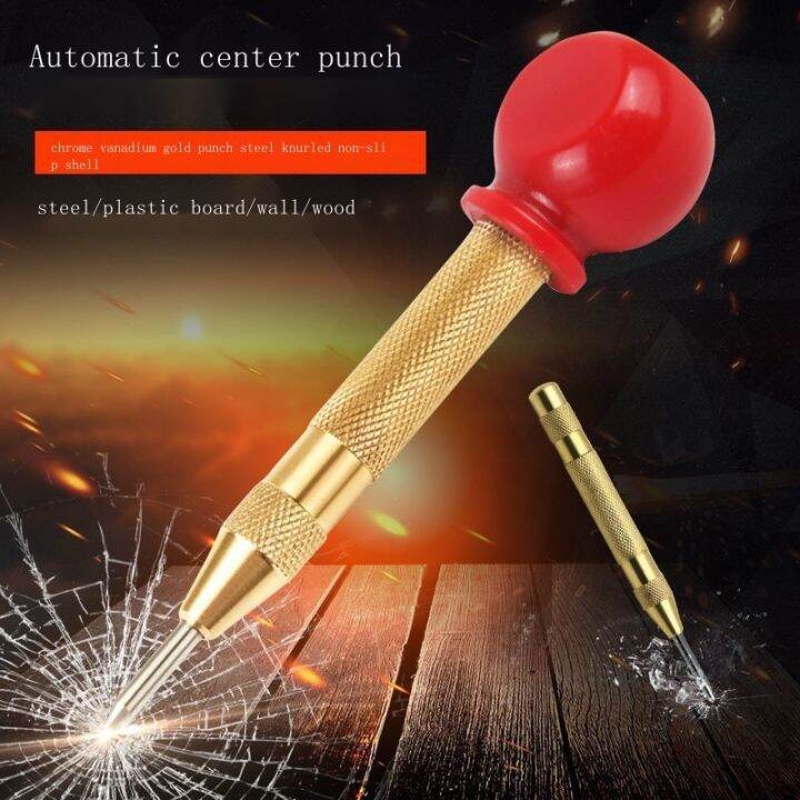 Automatic spring loaded center punch high hardness positioning punching