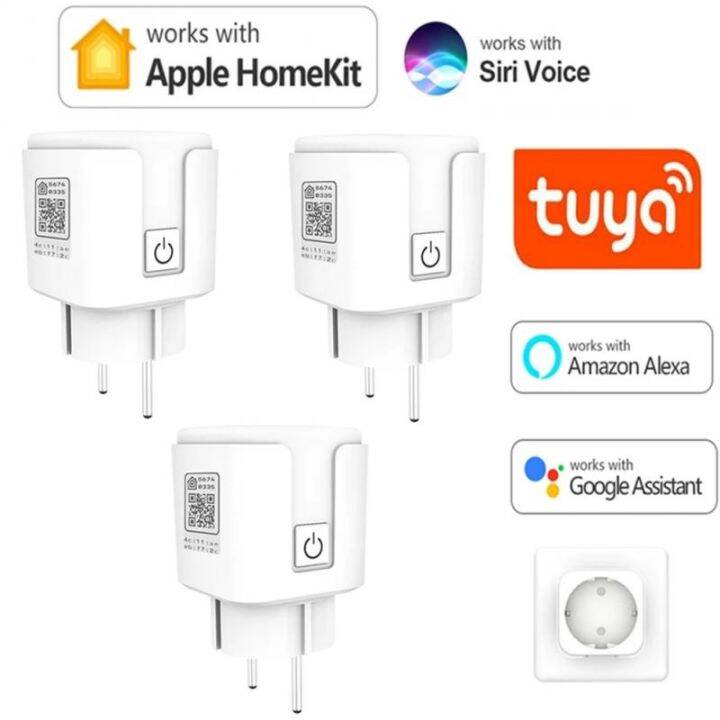 Smart Plugs Work Homekit Homekit Smart Socket Wifi Plug 16a Eu Smart
