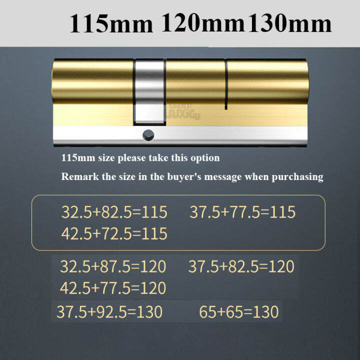 ถังล็อคมาตรฐานยุโรปล็อคประตูกลางแจ้ง-ล็อคกระบอกสำหรับประตูทางเข้า-ล็อคประตูกระบอกกระบอก8แกนล็อคกุญแจ