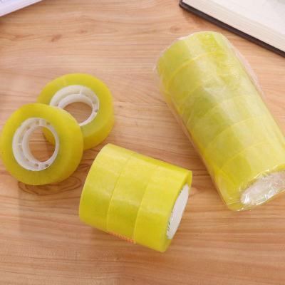 18mm*20m/Toll Transparent Adhesive Tape Pack Tools Stationery Office School Supplies Packing Present Flower Adhesives Tape