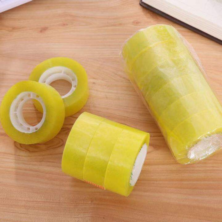 18mm-20m-toll-transparent-adhesive-tape-pack-tools-stationery-office-school-supplies-packing-present-flower-adhesives-tape