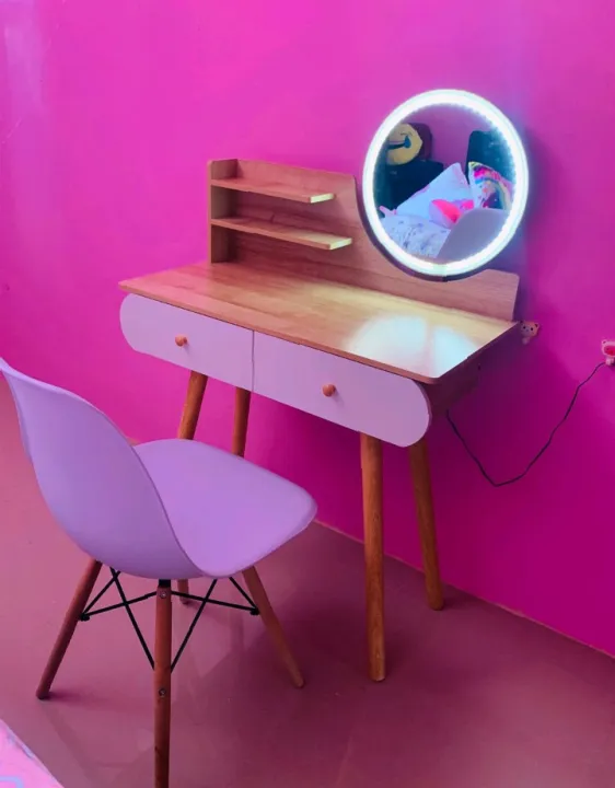 VANITY TABLE WITH TOUCHSCREEN ADJUSTABLE LED Lazada PH