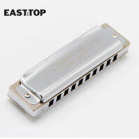 EASTTOP T006 10 hole brass comb brass reedplate blues harmonica