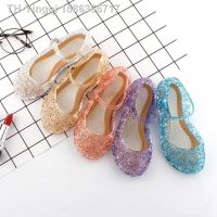 【hot】✱  Toddler Infant Kids Baby Sandals Children Frozen Jelly High-Heeled Shoes Hot