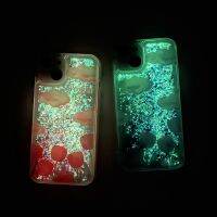 2023HOtNewFor Honor 50 60 70 80 Pro Quicksand กระต่ายหมีดอกไม้ปกหลังสำหรับ P30 P40 P50 Pro Glitter Luminous Neon Sand Case