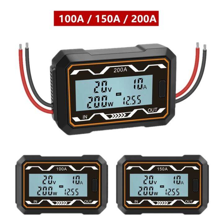 Digital DC Wattmeter High Precision Power Meter Energy Meter Voltage ...