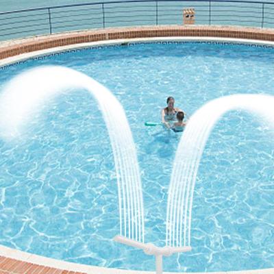 หัวน้ำพุเดี่ยวสำหรับสเปรย์น้ำพุสระว่ายน้ำน้ำตกสระว่ายน้ำสปาของตกแต่งสวนอุปกรณ์เสริมสระว่ายน้ำ