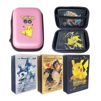 Pokémon Cards Pikachu Figure Spanish French English Letters VMAX GX Card Kids Game Collection Pokemon Gold Silver Cards Gift box