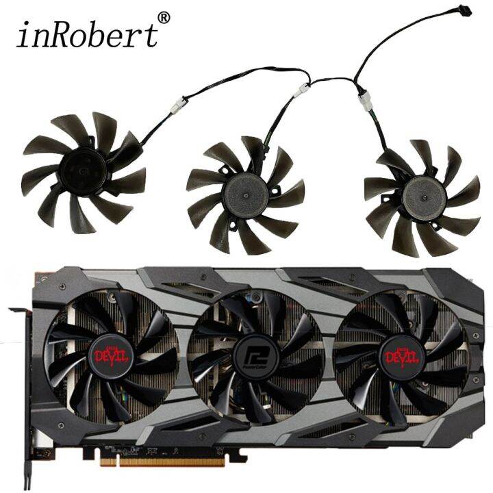 DIY 85MM T129215SU Video Card Fan Replacement For Powercolor RX 5700 XT