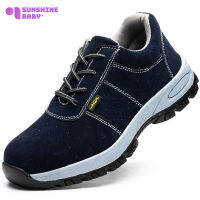 ??Hot รองเท้าเซฟตี้ PU safety shoes รองเท้าหัวเหล็ก ไซส์36-45 [ รับประกัน 3 เดือนสินค้าพร้อมส่ง ]