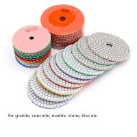 1PC diamond Polishing Pads 10cm 4 Inch Wet/Dry Polish Grinding Wheels Pad For granite concrete marble Durable