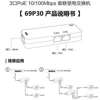 GNT-69p31ปลั๊กอเเด๊ปเตอร์ตัวขยายสัญญาณ poe  1ออก2 บริการเก็บเงินปลายทาง