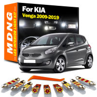 MDNG 11Pcs Canbus LED ภายในโดมแผนที่ Trunk Light Kit สำหรับ KIA Venga 2009-2013 2014 2015 2016 2017 2018 2019รถหลอดไฟ Led